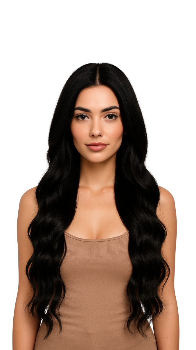 Clip In Hair Extensions 20”/50Cm Full Head 7 Piece 100% Human Remy Hair 150G