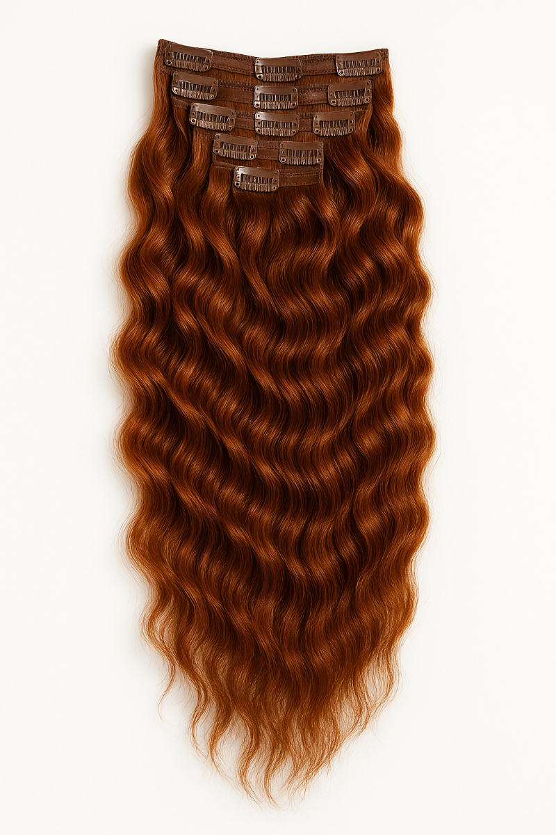 Clip In Hair Extensions 20”/50Cm Full Head 7 Piece 100% Human Remy Hair 150G