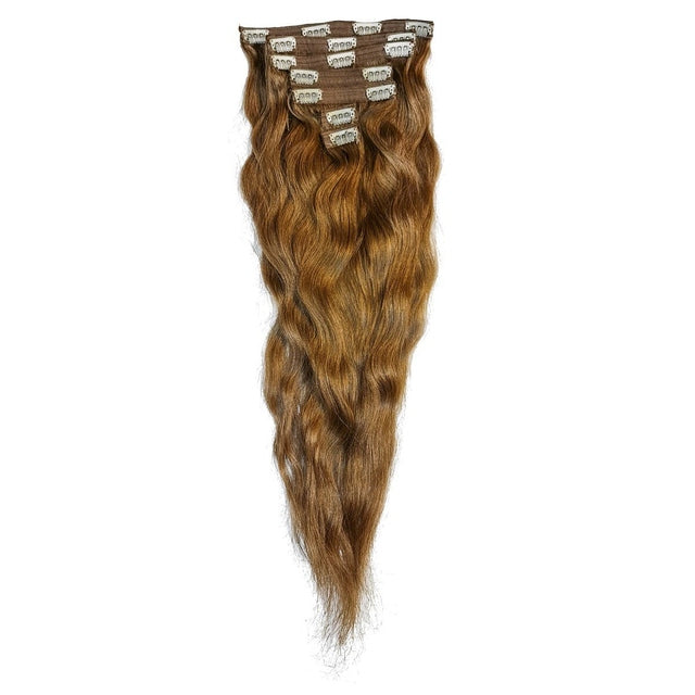 Clip In Hair Extensions 20”/50Cm Full Head 7 Piece 100% Human Remy Hair 150G