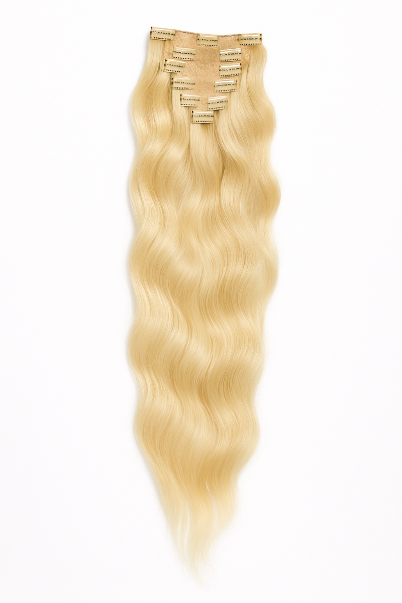 Clip In Hair Extensions 20”/50Cm Full Head 7 Piece 100% Human Remy Hair 150G