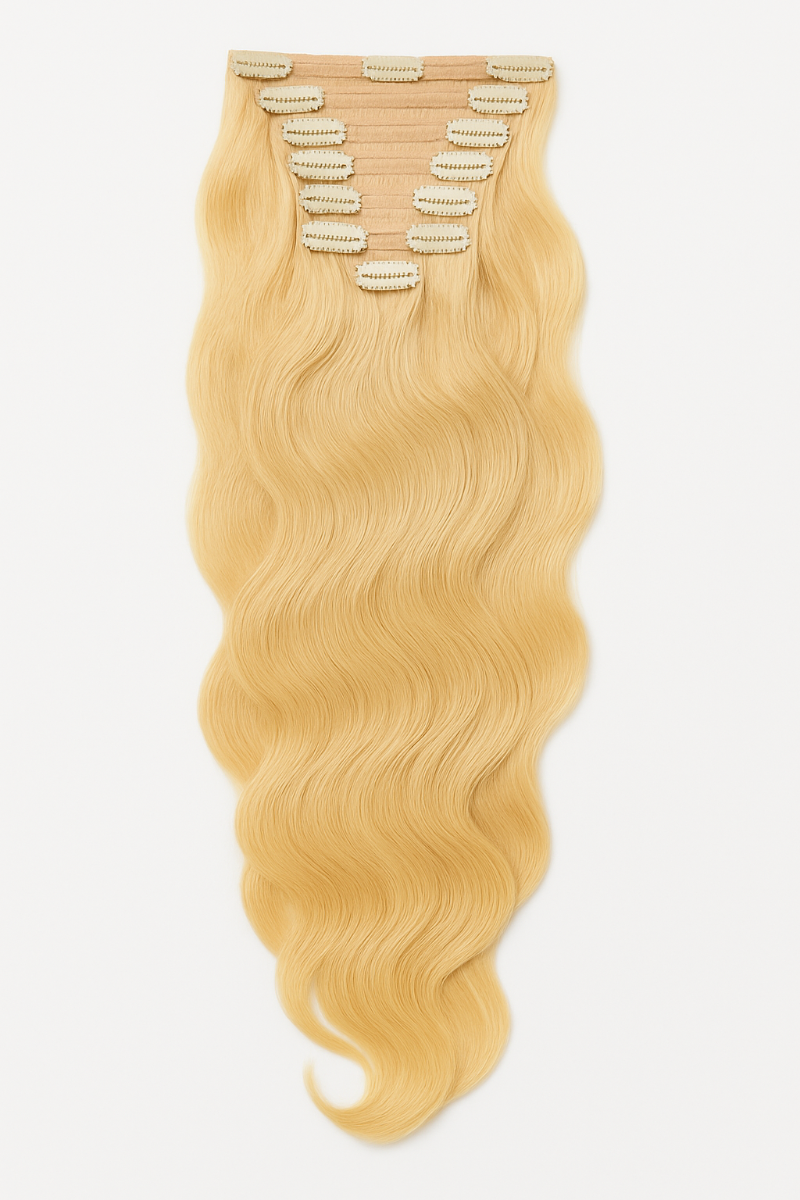 Clip In Hair Extensions 20”/50Cm Full Head 7 Piece 100% Human Remy Hair 150G