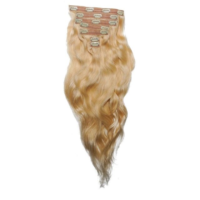 Clip In Hair Extensions 20”/50Cm Full Head 7 Piece 100% Human Remy Hair 150G