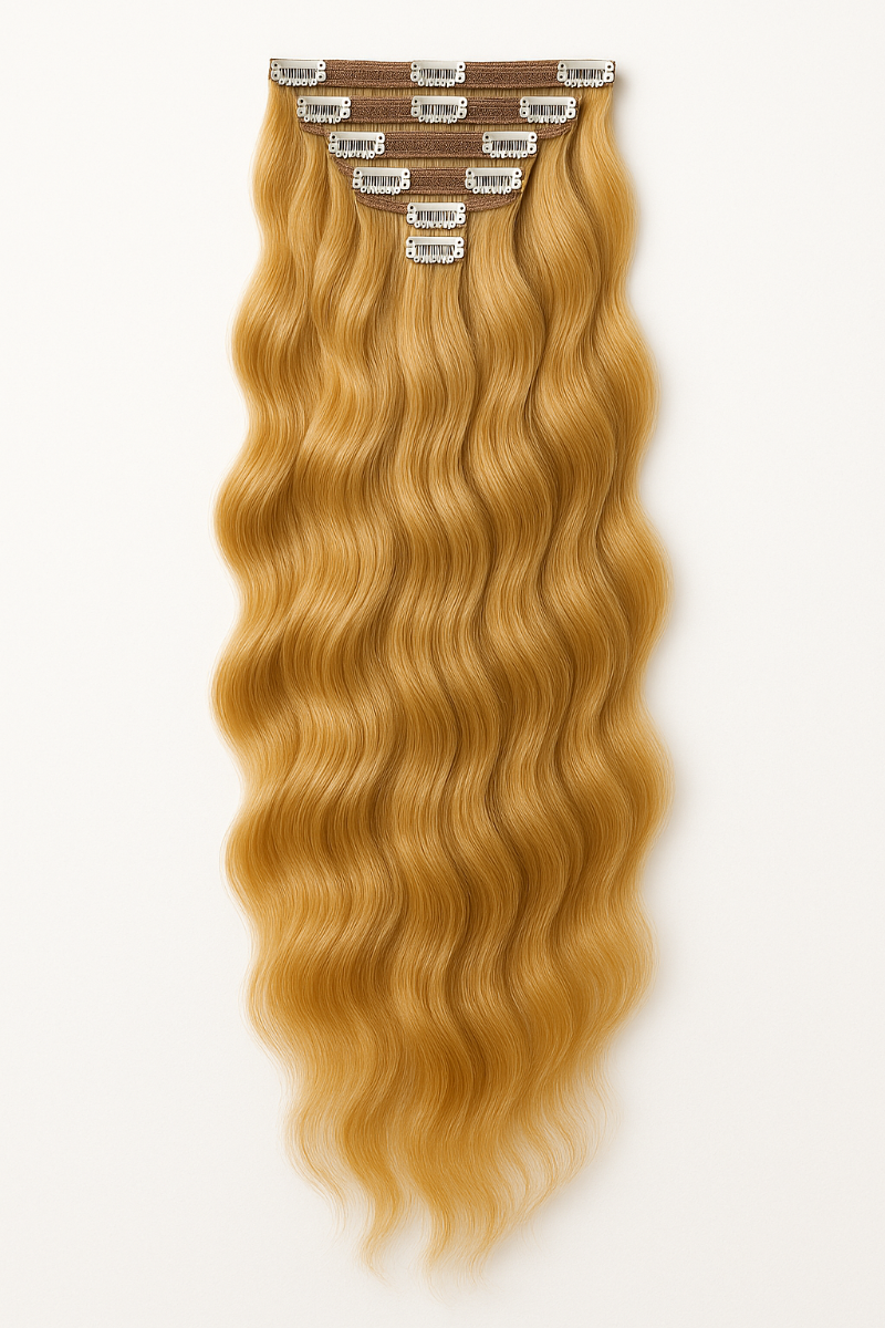 Clip In Hair Extensions 20”/50Cm Full Head 7 Piece 100% Human Remy Hair 150G
