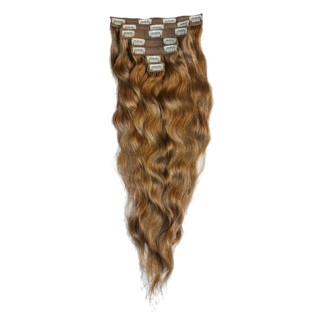 Clip In Hair Extensions 20”/50Cm Full Head 7 Piece 100% Human Remy Hair 150G