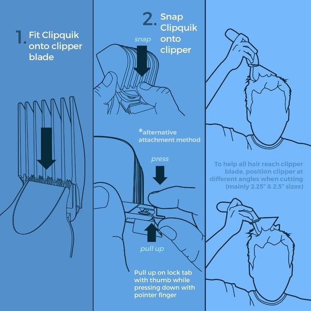 Clipquik #16 2 Inch 51mm Flexible Plastic Clipper Guard Attachment Comb Fits Most Wahl Full Size Hair Clippers