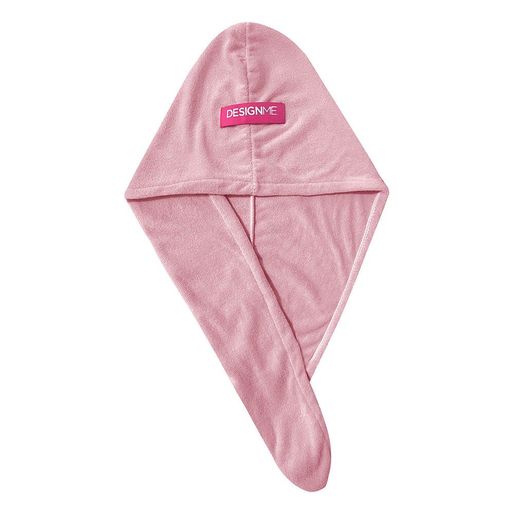 DesignME Microfibre Hair Towel Pink