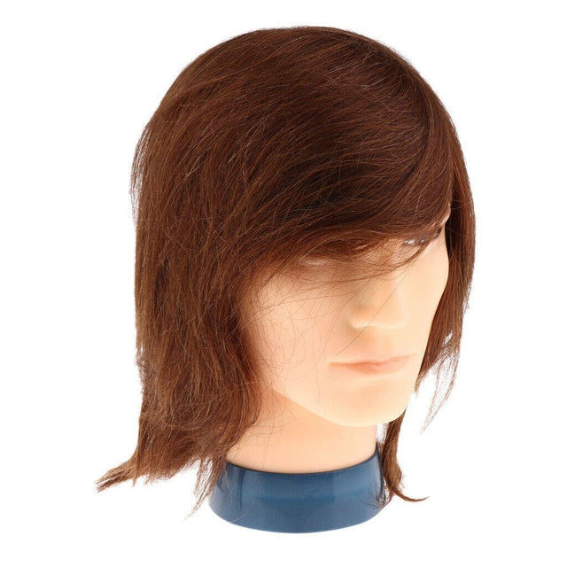 Dateline Dimitri Male Mannequin Head - 100% Human Hair, No Beard