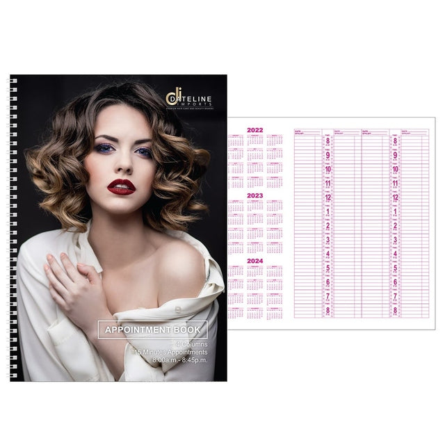 Dateline Professional 4 Column Appointment Book 144106