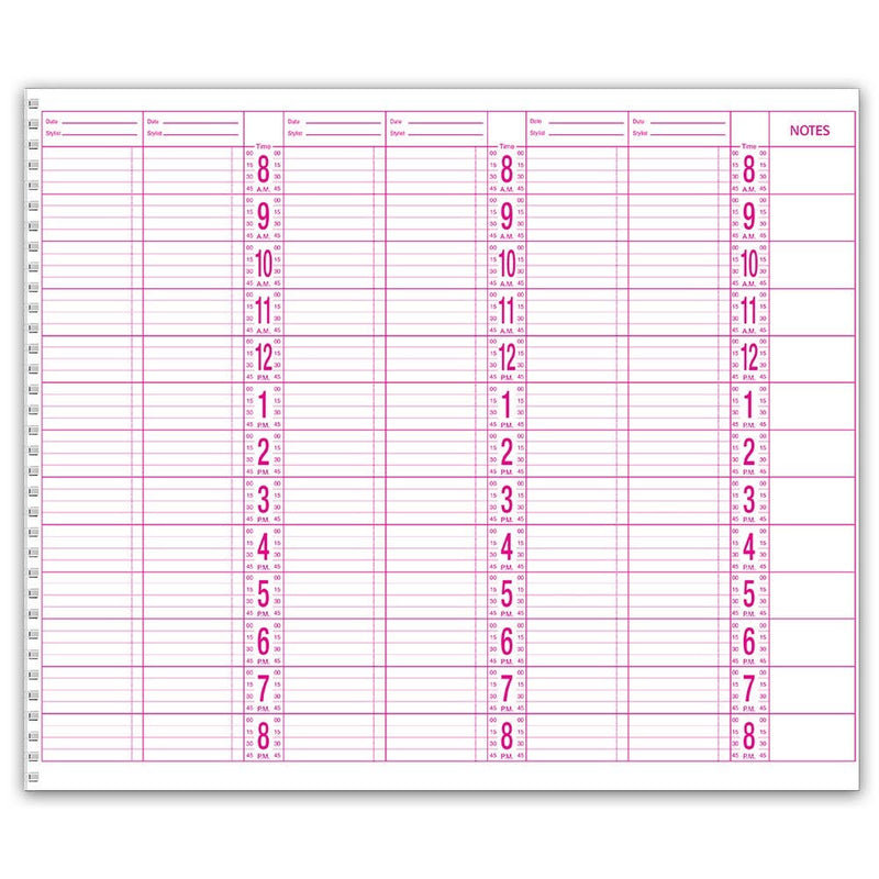 Dateline Professional 6 Column Appointment Book 144108