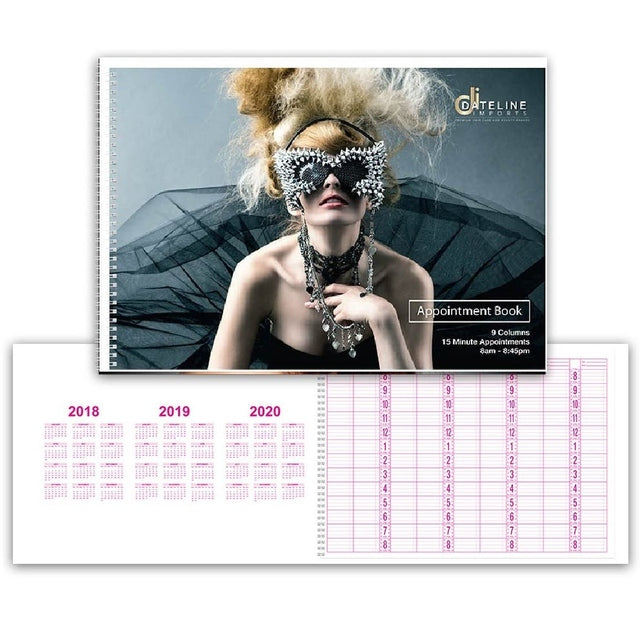 Dateline Professional 9 Column Appointment Book 144109
