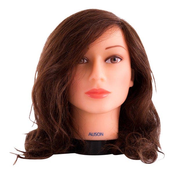 Dateline Professional Alison Mannequin Head - Brown Hair/Medium Length