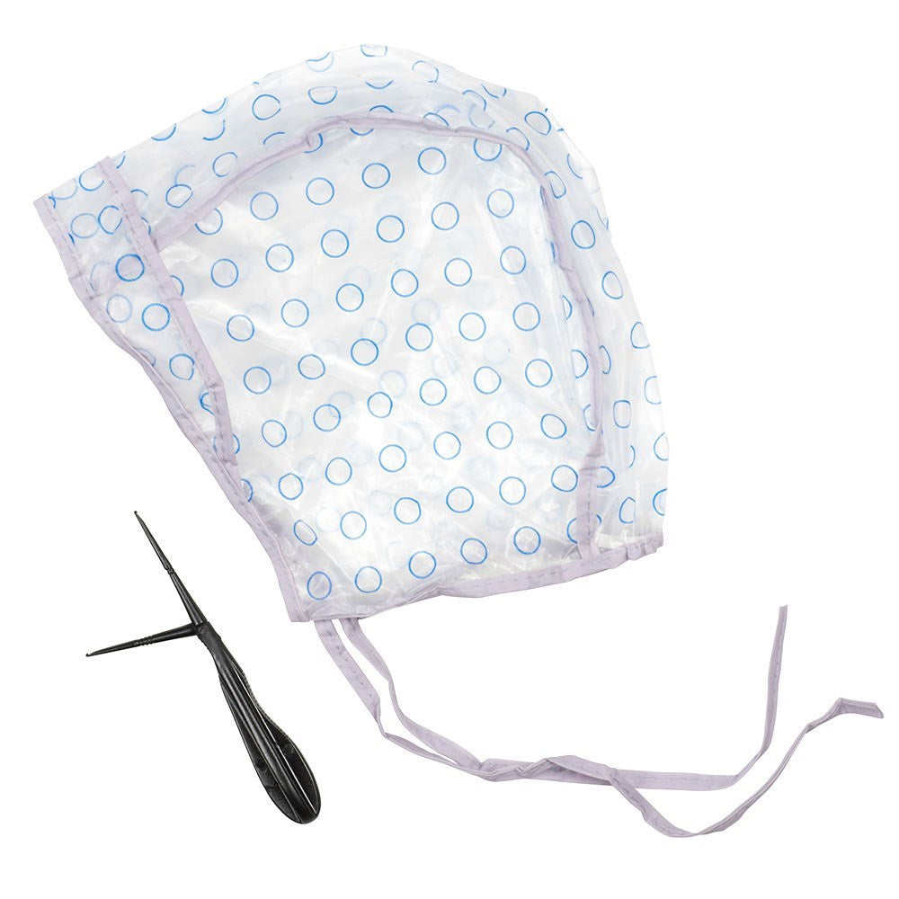 Dateline Professional Disposable Tipping/ Frosting/ Streaking Cap Pack 16 Caps & 2 Streaking Hooks