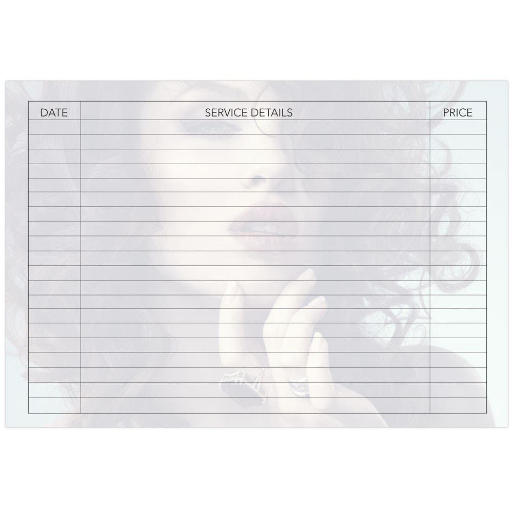 Dateline Professional Hairdressing Record Cards 100Pk 144500