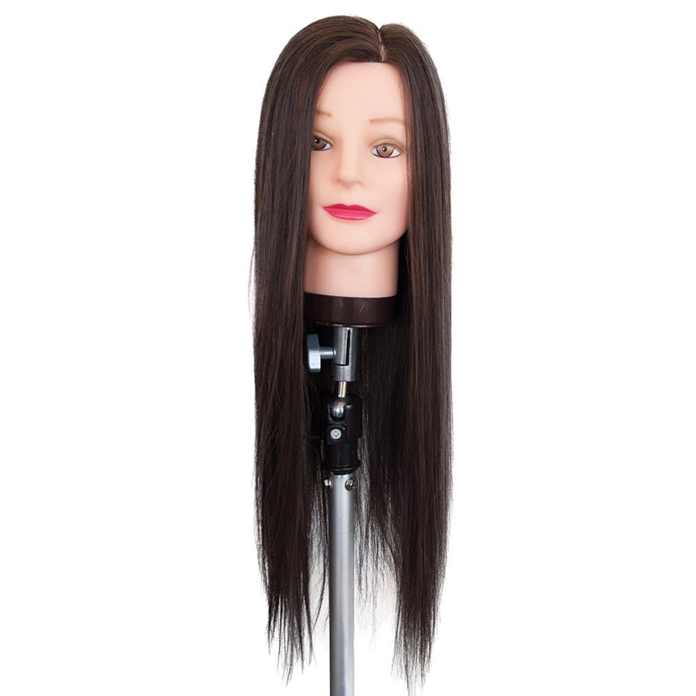 Dateline Professional Mannequin Extra Long Mixed Hair Brown - Georgie 26"