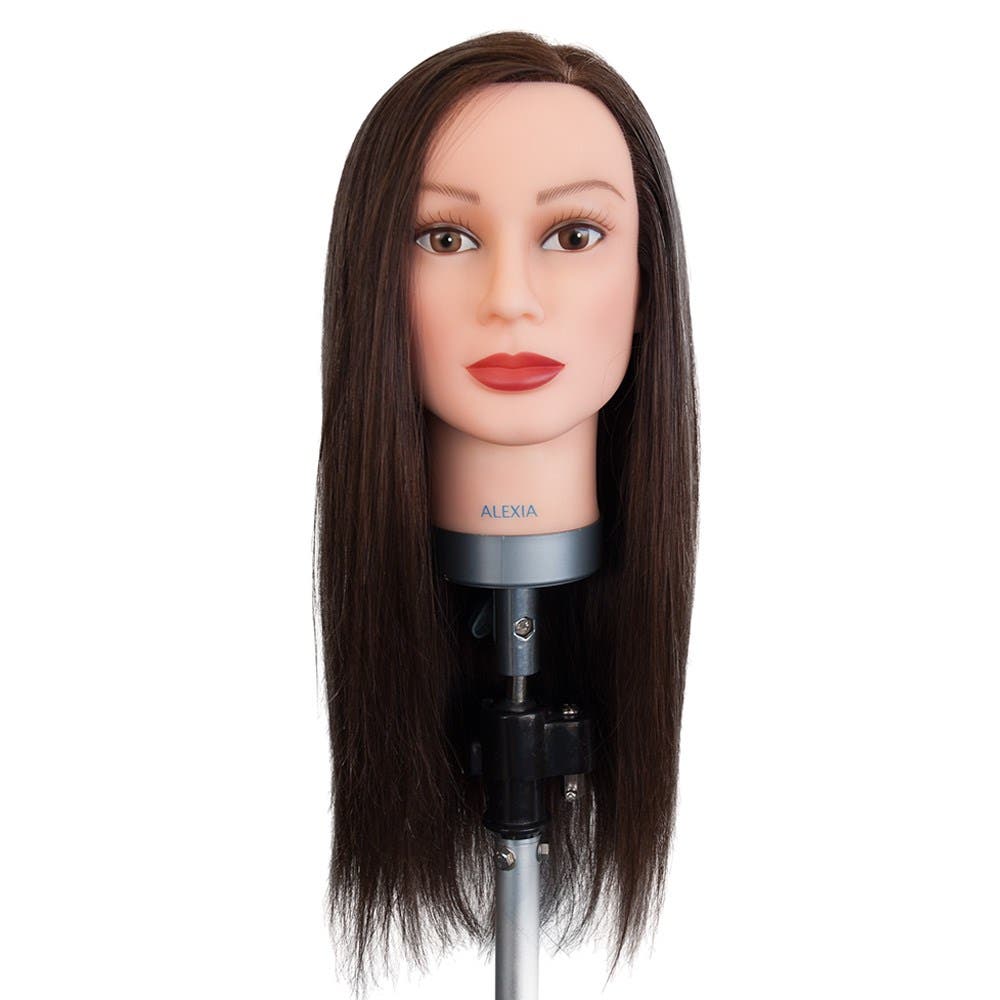 Dateline Professional Mannequin Long Indian Hair Brown - Alexia 21"