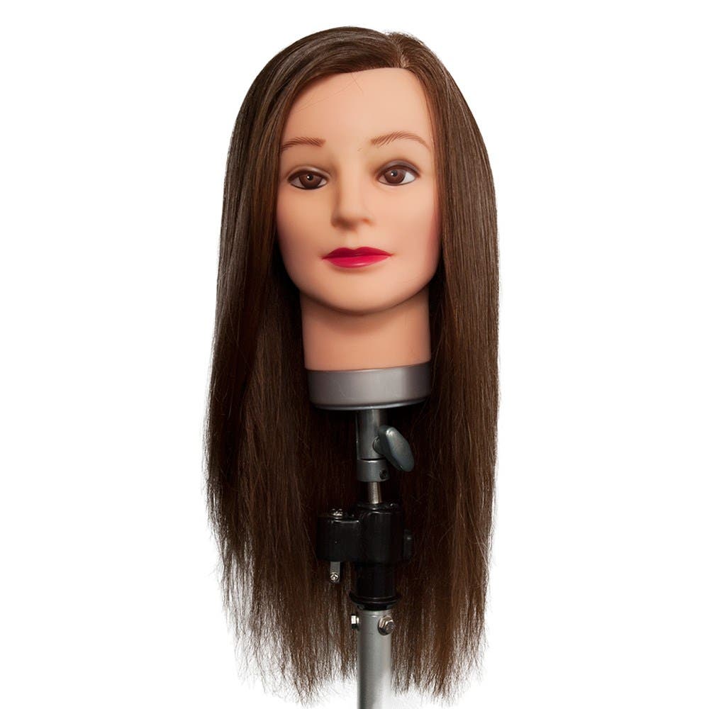 Dateline Professional Mannequin Long Mixed Fibre Brown - Amanda 20"
