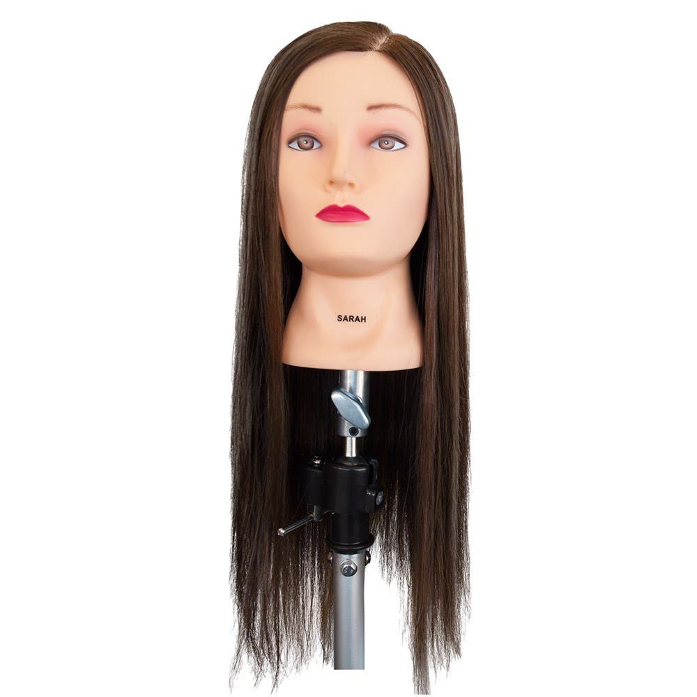 Dateline Professional Mannequin Long Protein Hair Brown - Sarah 20"