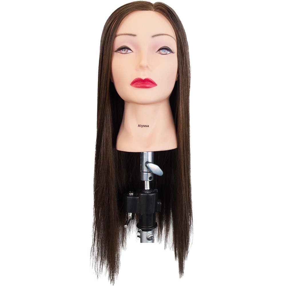 Dateline Professional Mannequin Long Protein Fibre Hair Golden Brown - Alyssa 20"