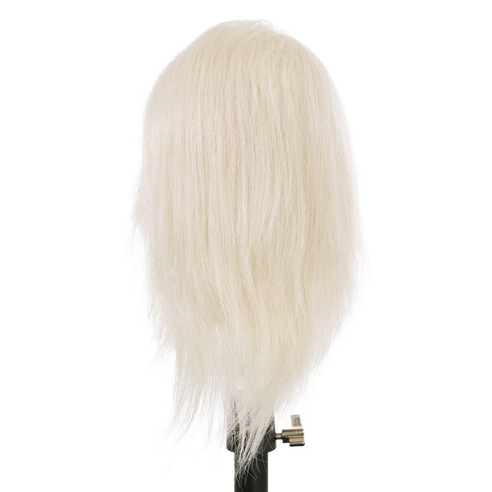 Dateline Professional Mannequin Medium Goat Hair White - Billie 8-12"
