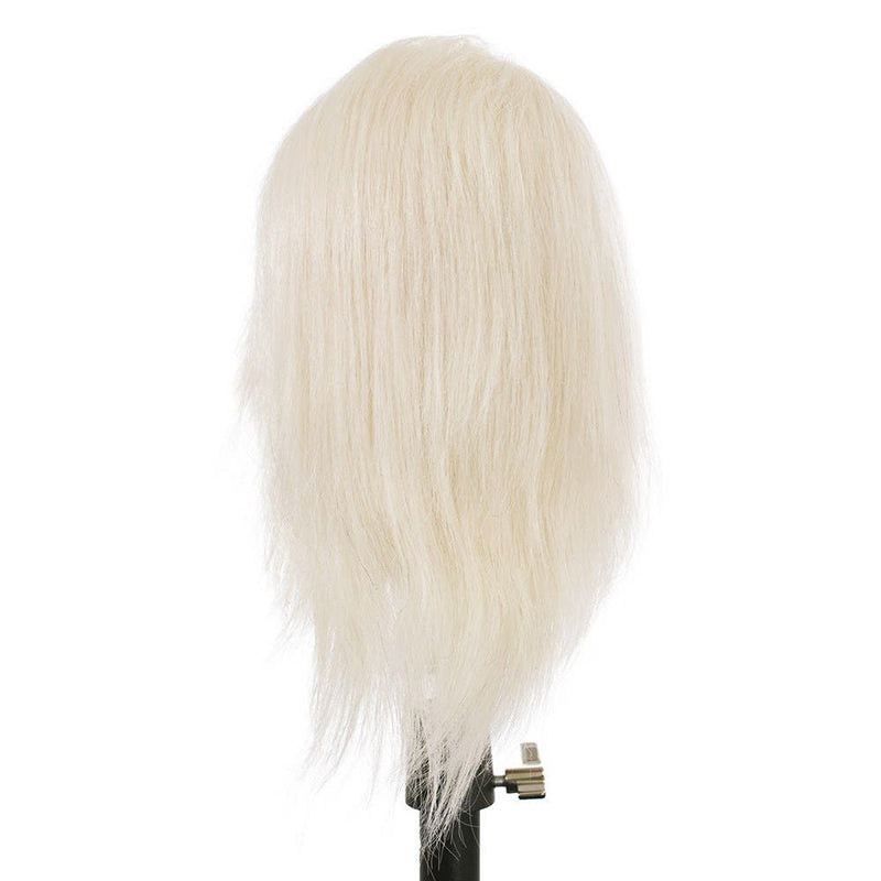 Dateline Professional Mannequin Medium Goat Hair White - Billie 8-12"