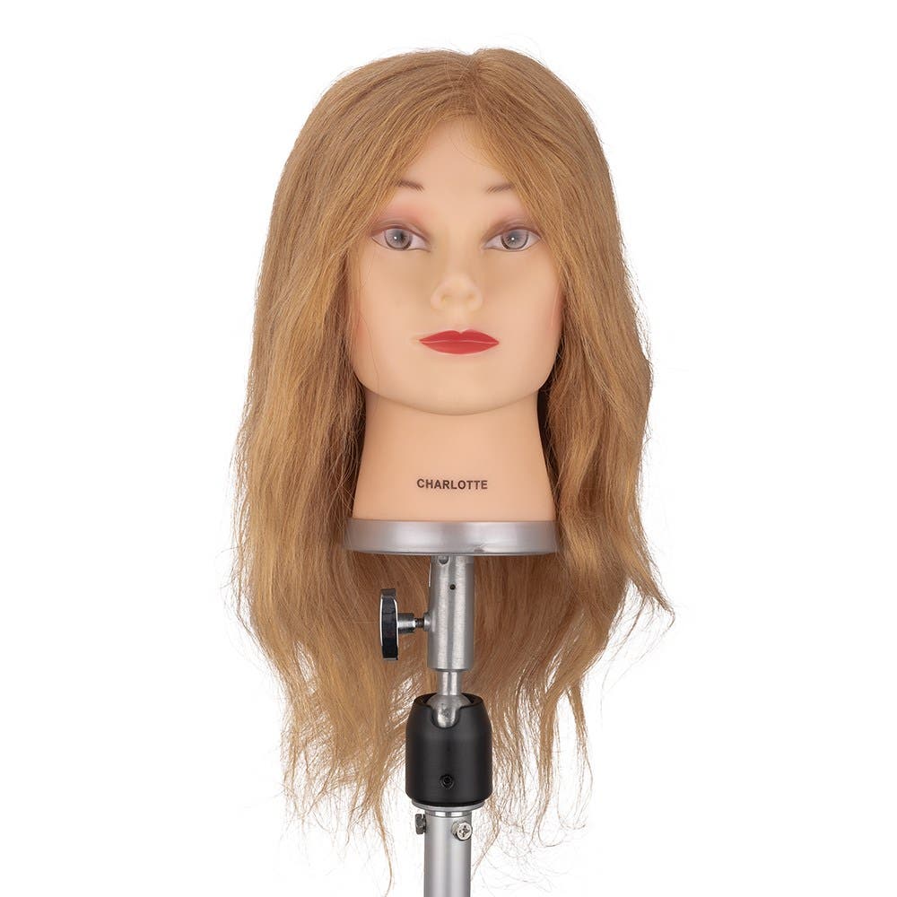 Dateline Professional Mannequin Medium Indian Hair Blonde - Charlotte 18"