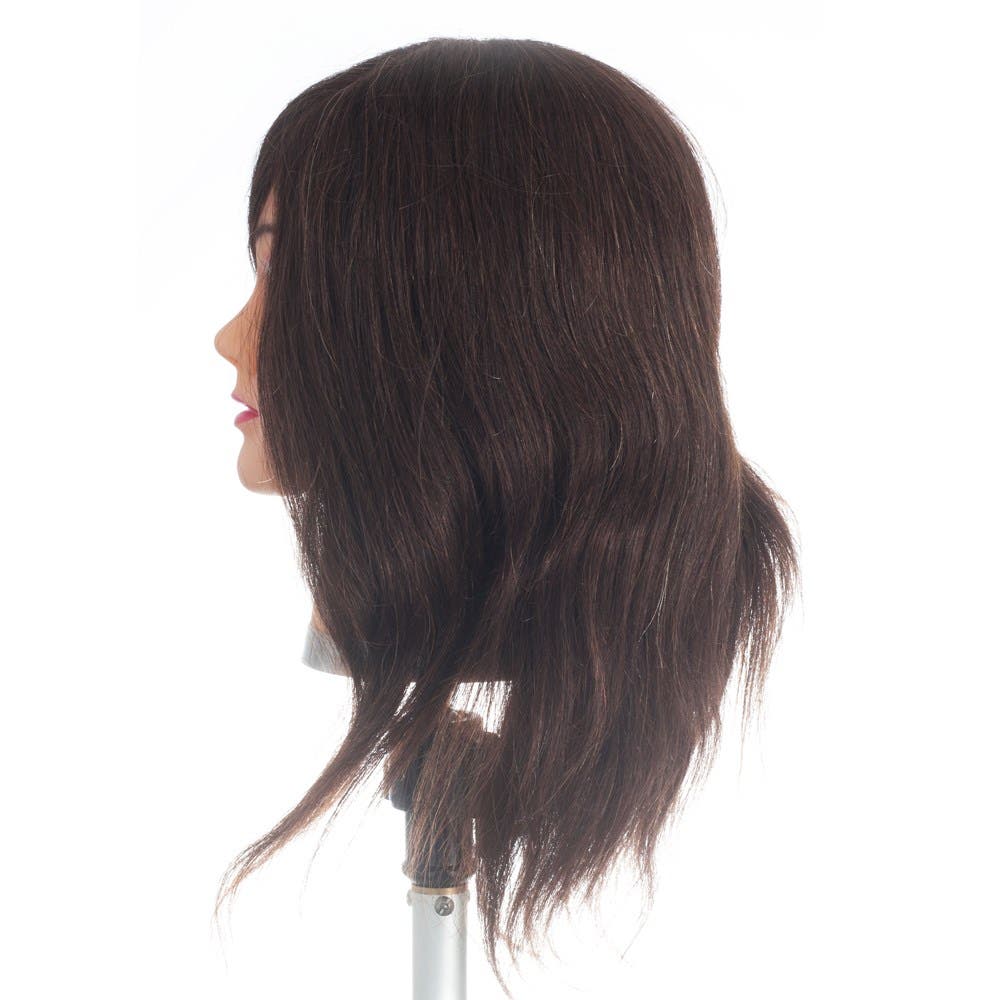 Dateline Professional Mannequin Medium Indian Hair Brown - Veronica 16"