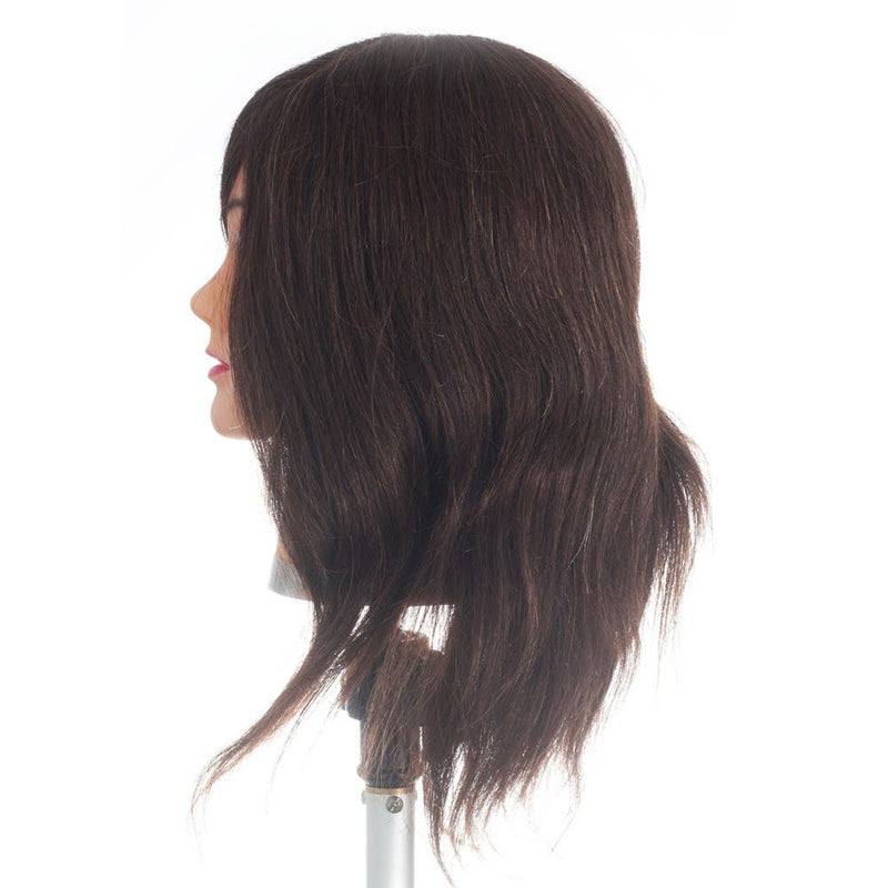 Dateline Professional Mannequin Medium Indian Hair Brown - Veronica 16"