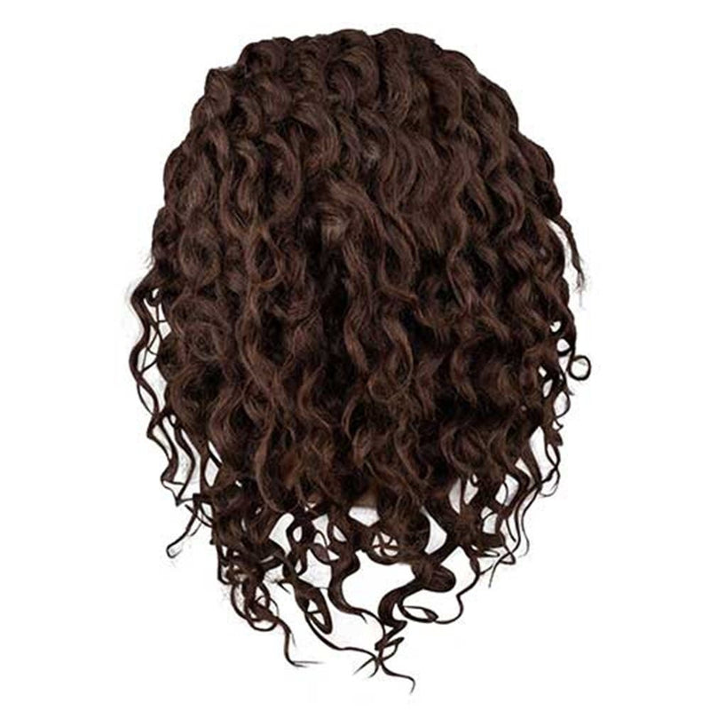 Dateline Professional Mannequin Short Increased Layer Hair Curly Brown - Sue 12"