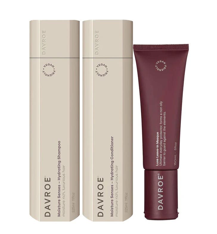 Davroe Moisture Senses Trio Moisture Senses Hydrating Duo + Leave-in Masque