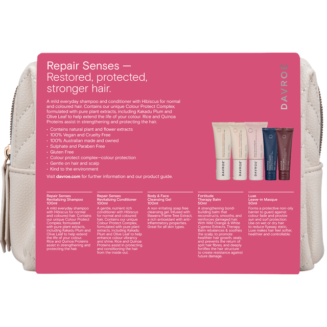 Davroe Repair Senses Travel Pack - Christmas Gift Pack