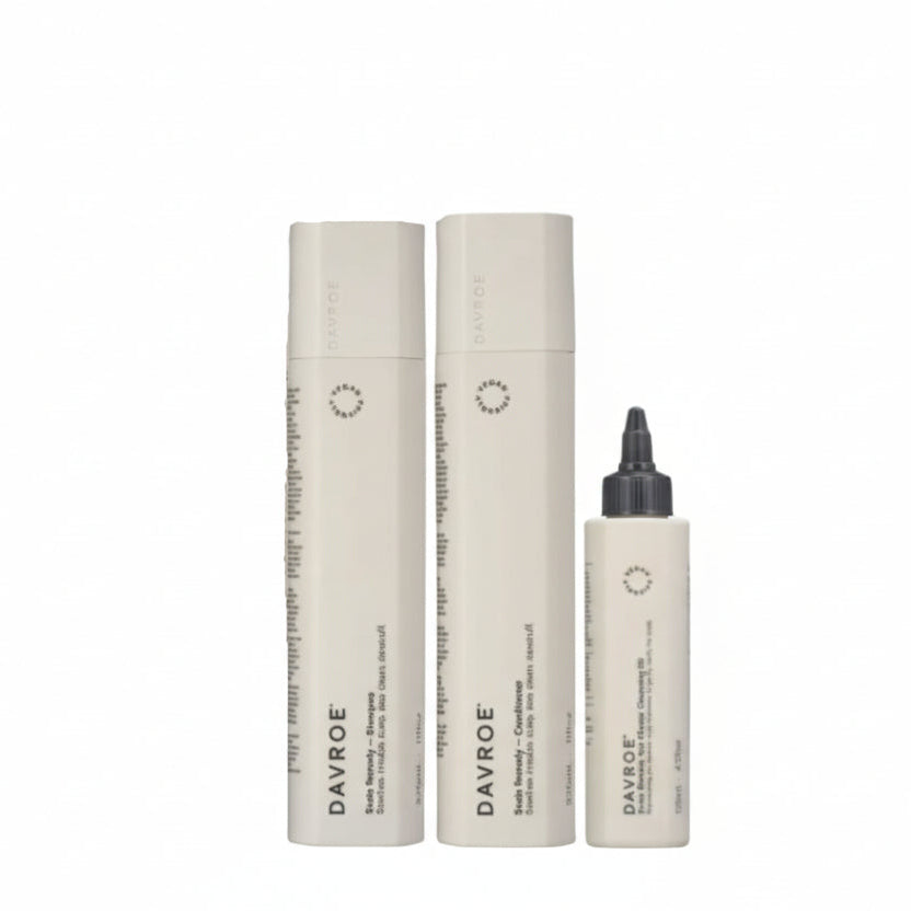 Davroe Scalp Remedy Trio Pack with Micellar Cleansing Oil