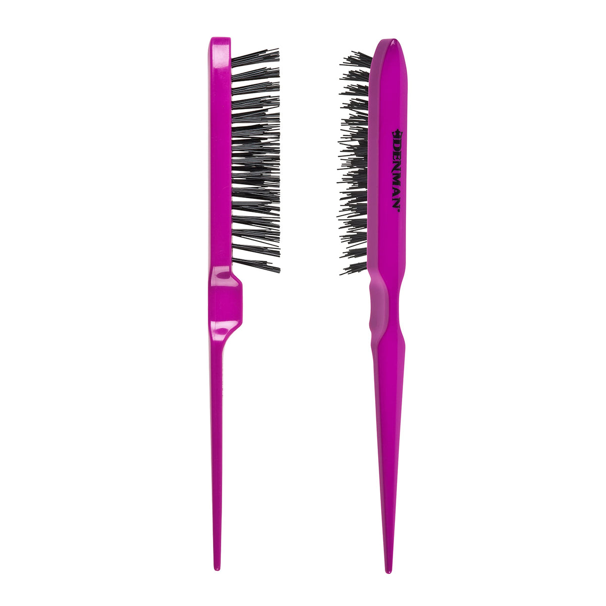 Denman D91 Back Comber Pin Tail Brush - Purple