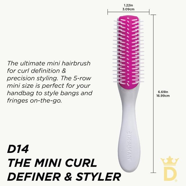 Denman D14 The Classic Mini Styler 5 Row - Kyoto Blossom