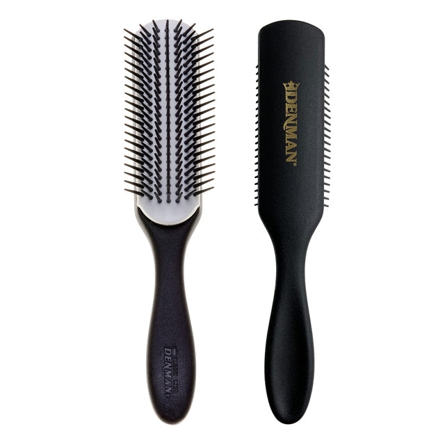 Denman D3 The Original Styler 7 Row - Black and White D3N
