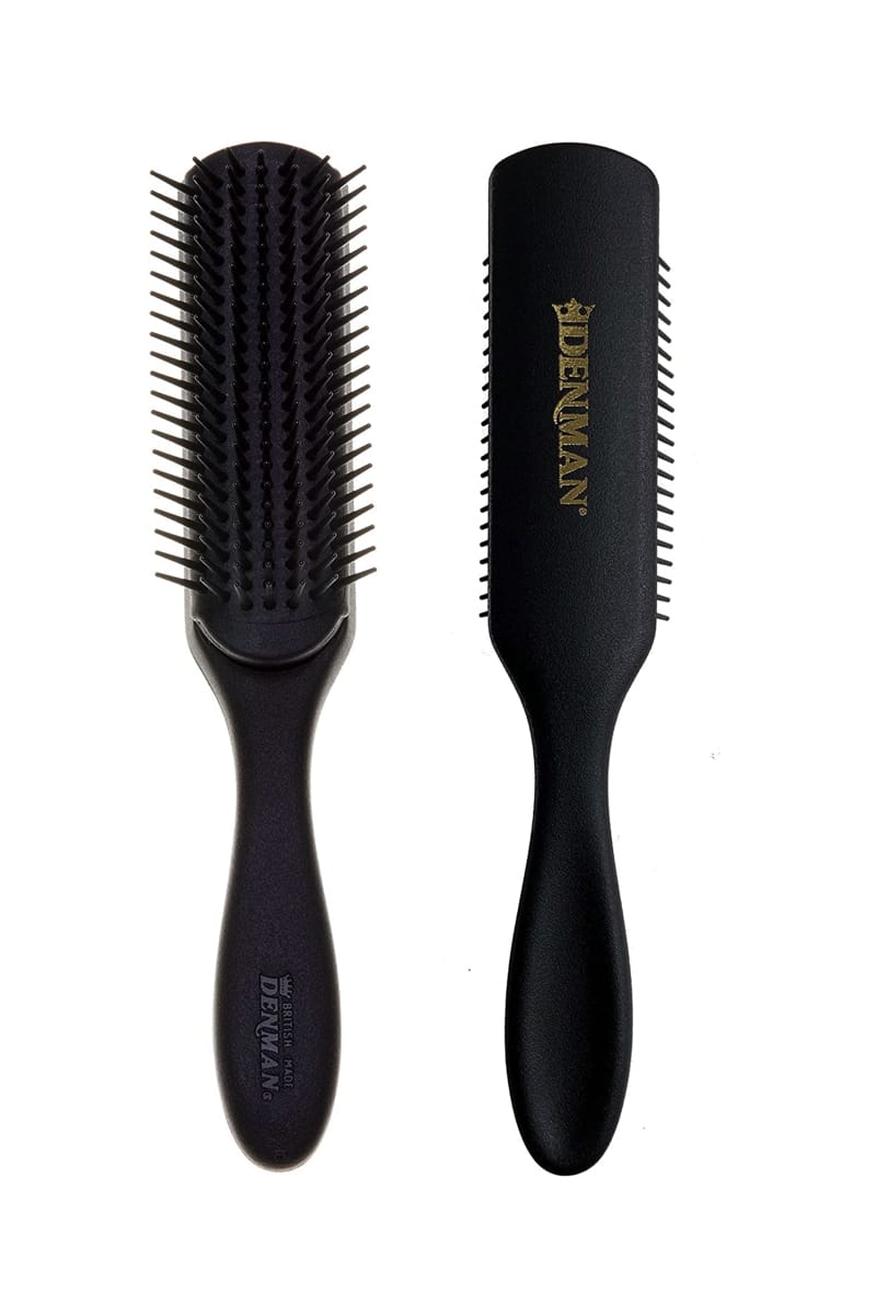 Denman D3 The Original Styler 7 Row - Matte Black/Black D3M