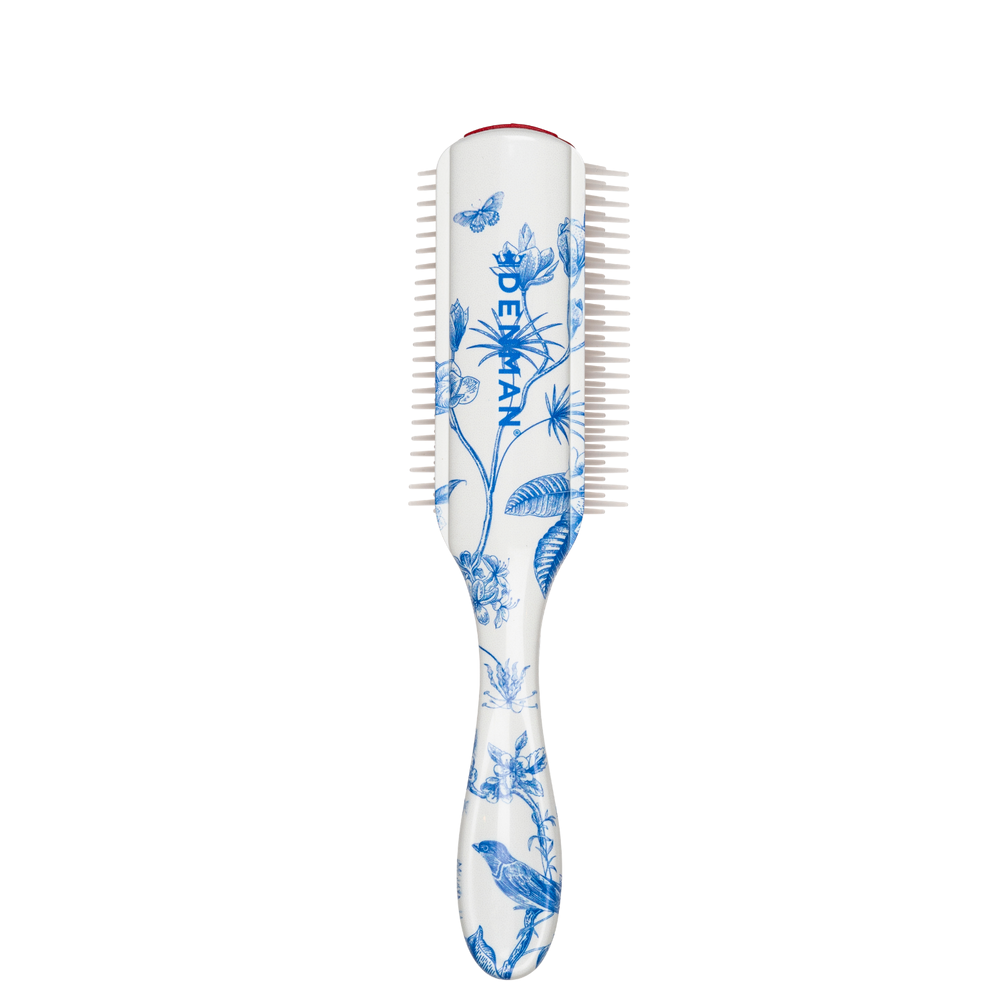 For curl definition, work through damp hair in sections and gently rotate the brush through the lengths. For smoothing, use with your blow-dryer and maintain steady tension from roots to ends.