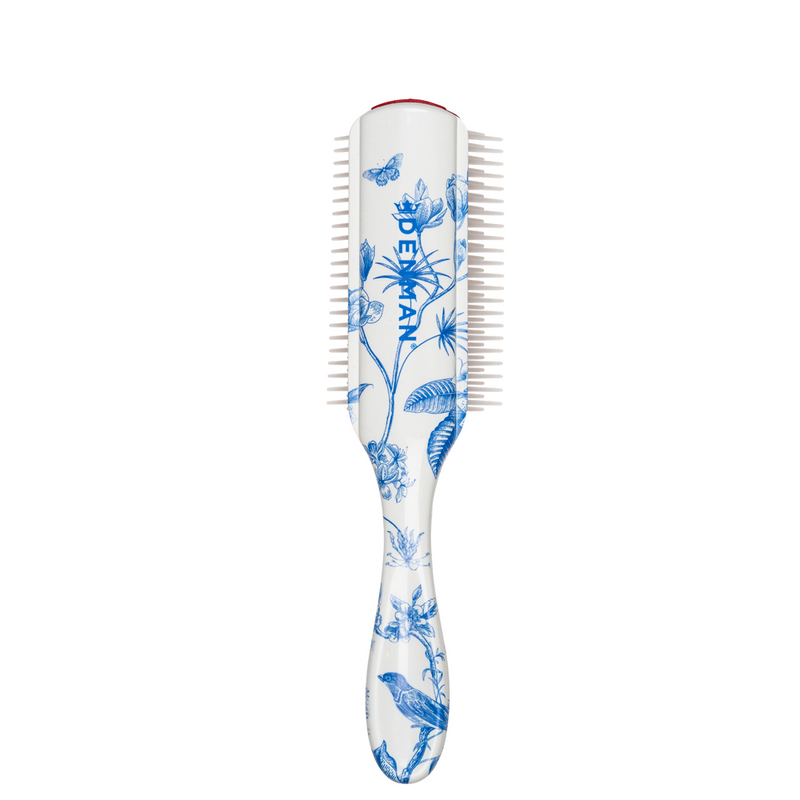 For curl definition, work through damp hair in sections and gently rotate the brush through the lengths. For smoothing, use with your blow-dryer and maintain steady tension from roots to ends.