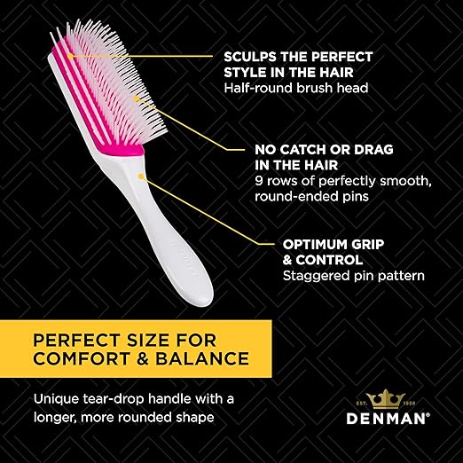 Denman D4 The Original Styler 9 Row - Kyoto Blossom