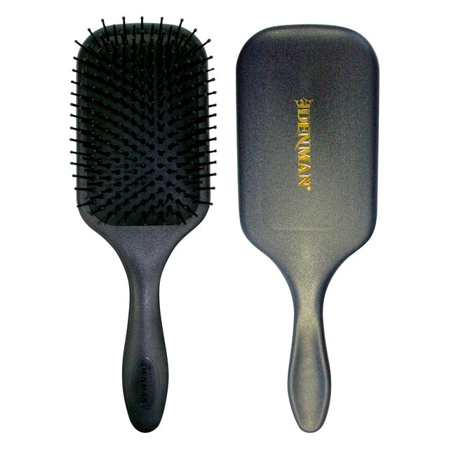 Denman D83 Large Paddle Brush - Black/Black