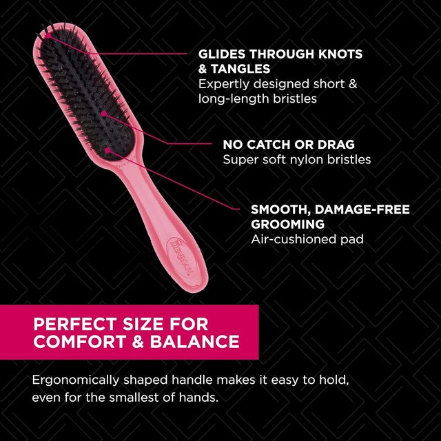 Denman D90 Tangle Tamer Ultra Mini Hair Brush - Pink