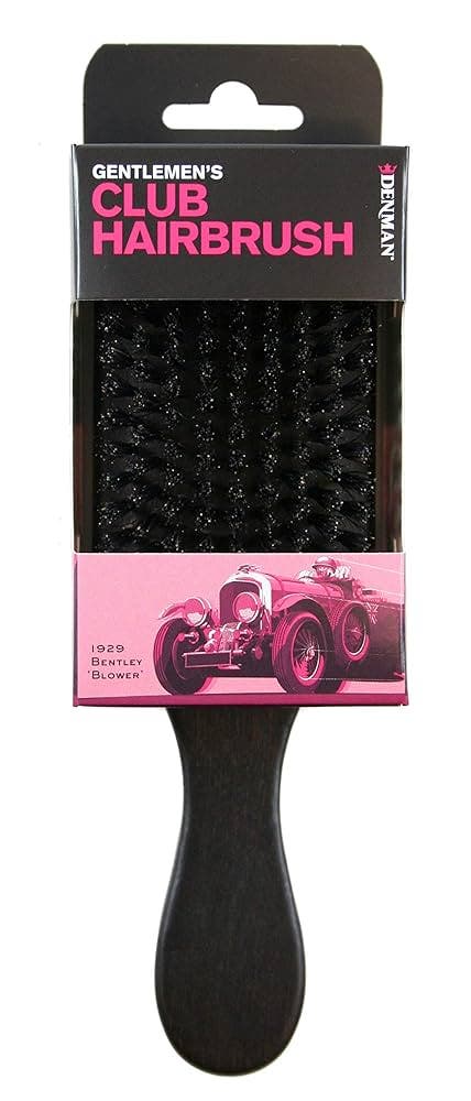 Denman Jack Dean Gentlemen's Club Hair Brush Dark Beechwood JDCB2