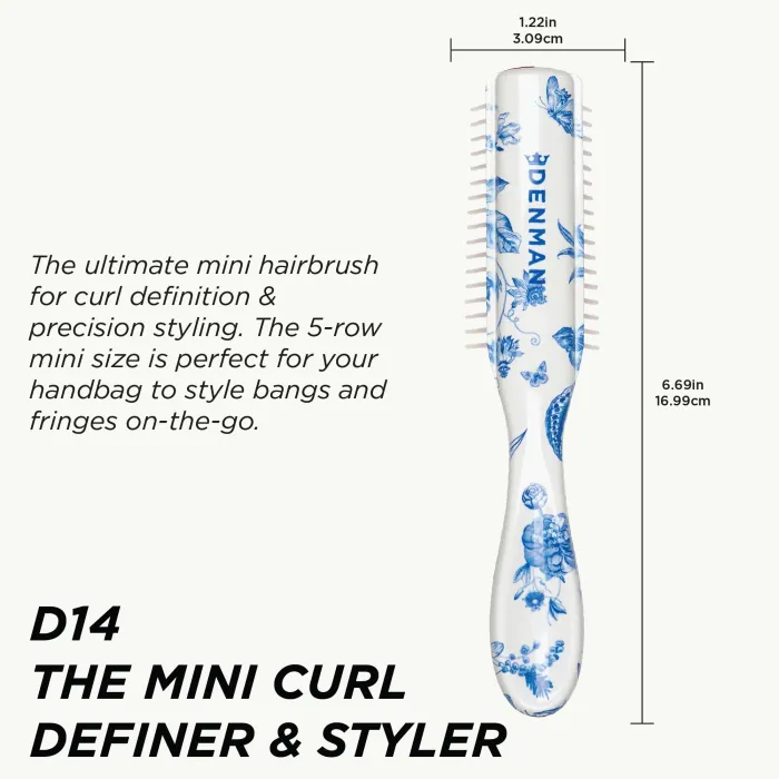 For curl definition, brush through damp hair in small sections and gently rotate through the lengths. For smoothing, use with your blow-dryer and maintain light tension from roots to ends.