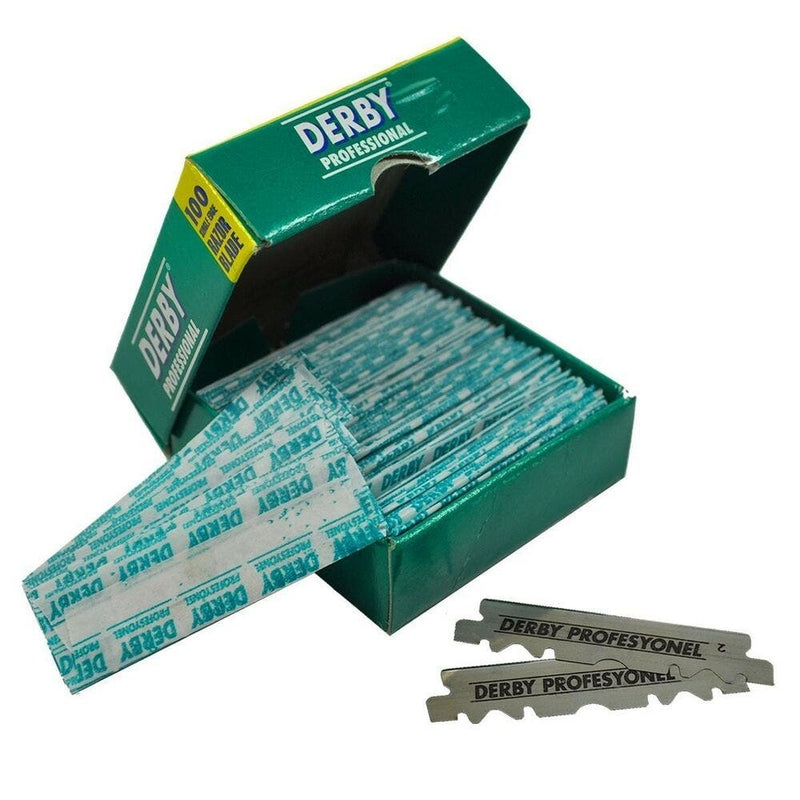 Derby Professional Single Edge Razor Blades 100pk
