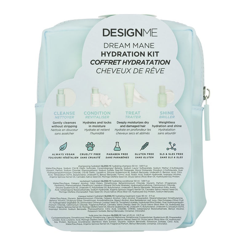 DesignME Dream Mane Hydration Kit - GlossME