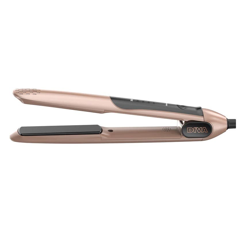 Diva GLAM Professional Ceramic Styler Straightener Rose Gold - Limited Edition
