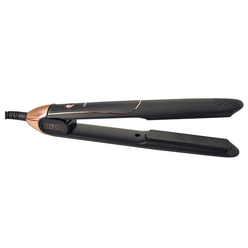 Diva GLAM Professional Ceramic Styler Straightener Black