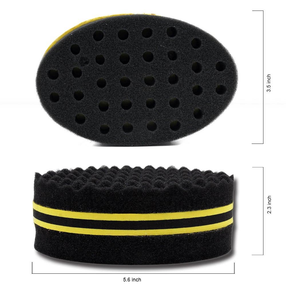 Double Sided Hair Twist Sponge for Dreds and Afro Hair * Choose Colour