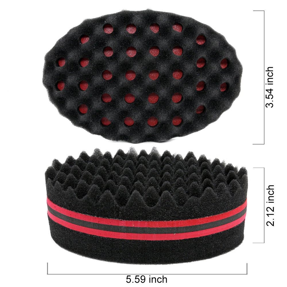 Double Sided Hair Twist Sponge for Dreds and Afro Hair * Choose Colour