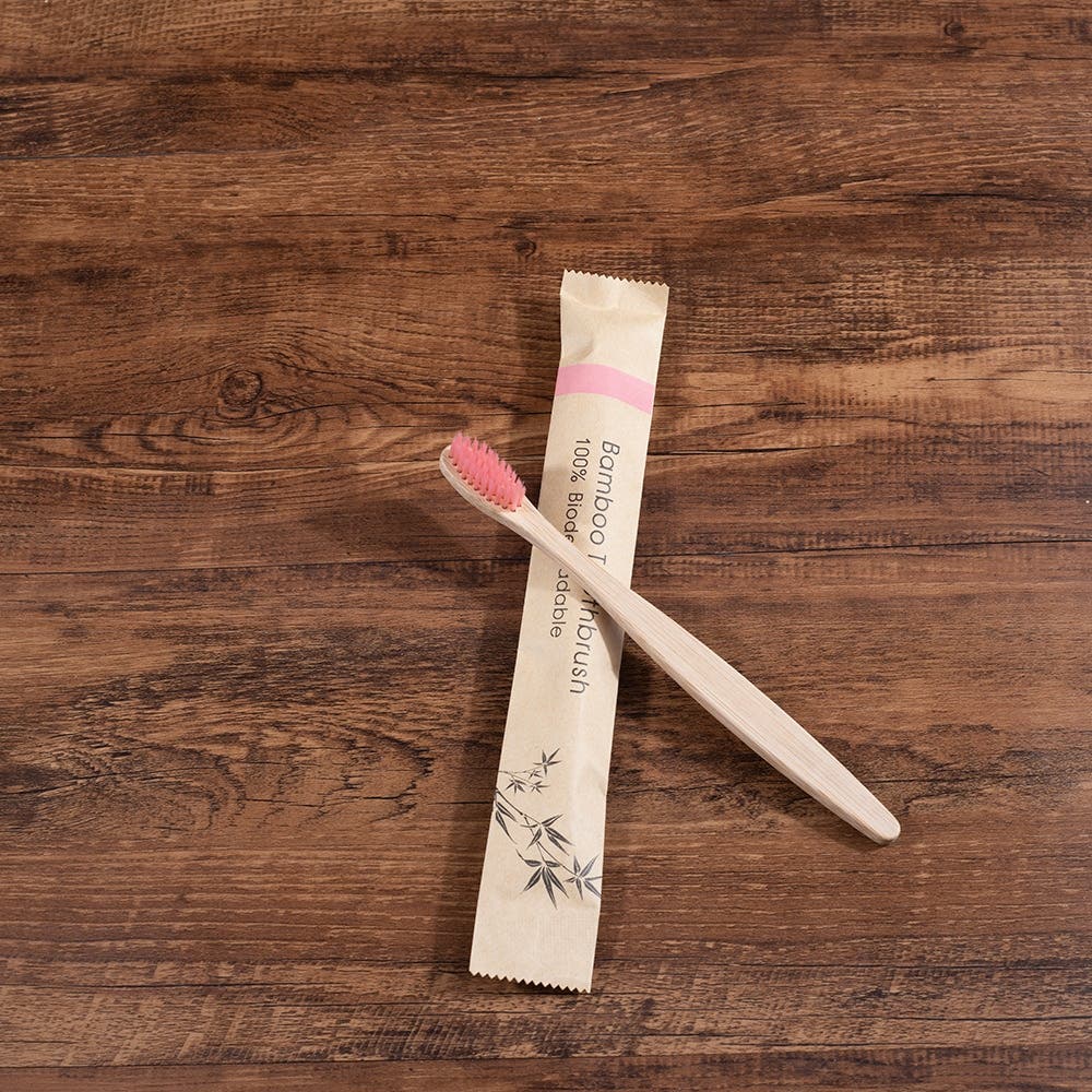 Eco-friendly Natural Bamboo Toothbrush Set, Extra soft bristle, BPA Free