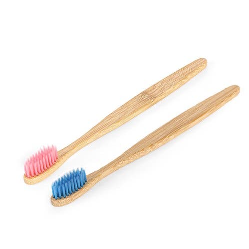 Eco-friendly Natural Bamboo Toothbrush Set, Extra soft bristle, BPA Free